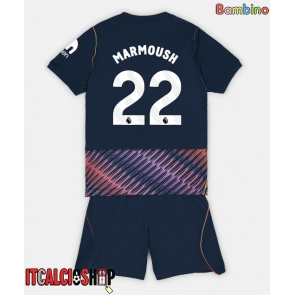 Tottenham Hotspur Omar Marmoush #22 Seconda Maglia Bambino 2026-27 Manica Corta (+ Pantaloni corti)